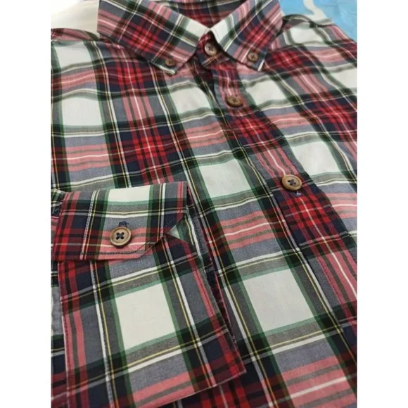 ZARA BLACK TAG Mens Plaid Long Sleeve Shirt Size L Super Slim Fit EX COND - Picture 6 of 6